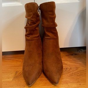 Brown booties